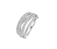 Ringe Ti Sento Milano Dame in Silber Zircone 12430ZI/56